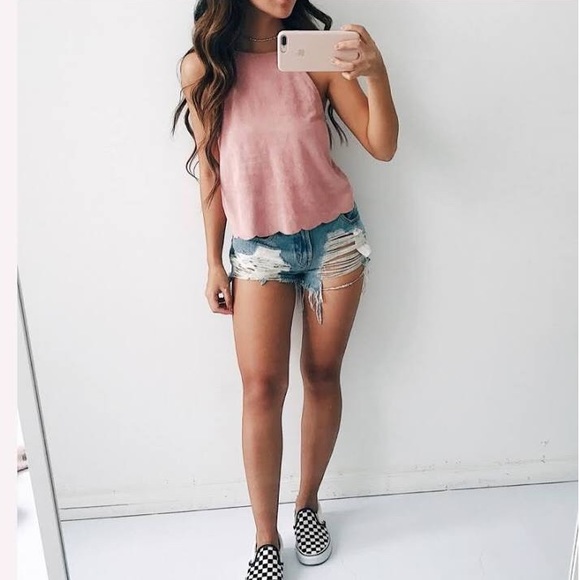 3/$15 blush suede top from Stargaze jewelry - Picture 3 of 4